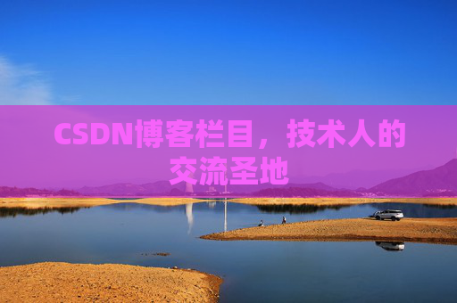 CSDN博客栏目，技术人的交流圣地